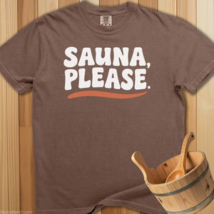 Sauna Please T-Shirt - Espresso
