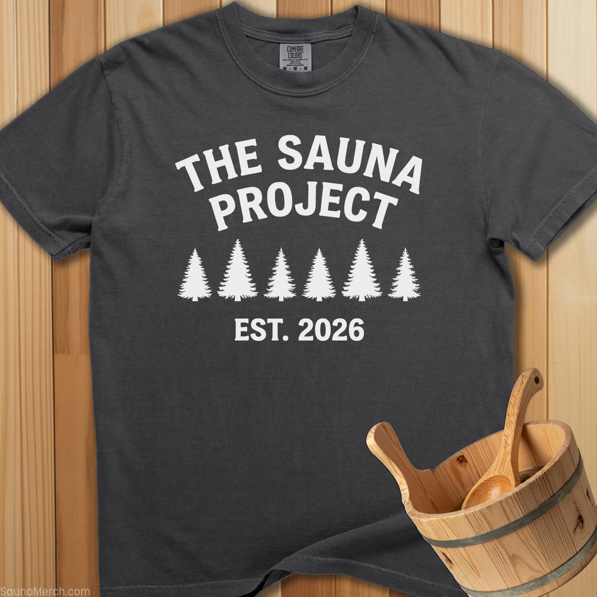 Sauna Project 2026 T-Shirt - SaunaMerch