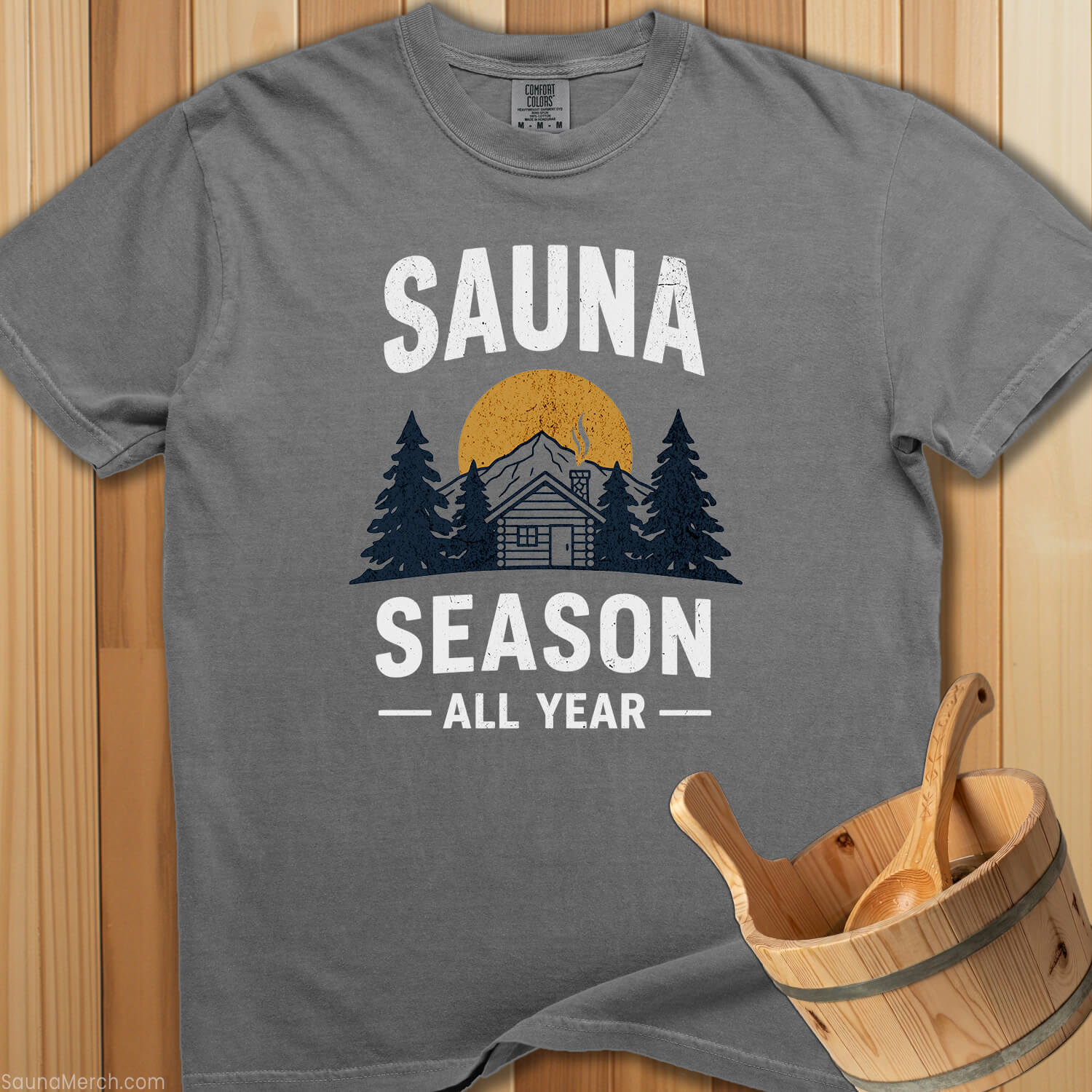 Sauna Season All Year T-Shirt - SaunaMerch
