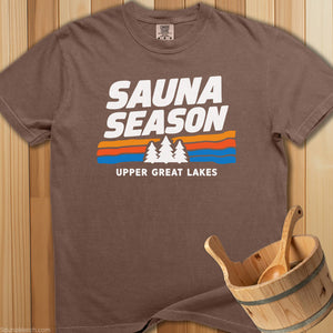 Sauna Season Upper Great Lakes T-Shirt - SaunaMerch