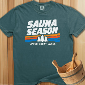 Sauna Season Upper Great Lakes T-Shirt - SaunaMerch