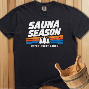 Sauna Season Upper Great Lakes T-Shirt - SaunaMerch