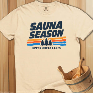 Sauna Season Upper Great Lakes T-Shirt - SaunaMerch