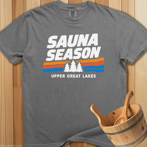 Sauna Season Upper Great Lakes T-Shirt - SaunaMerch