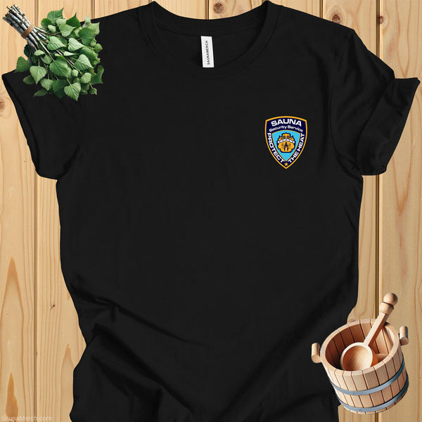 "Sauna Security: Service Protect The Heat"  - NYPD replica patch