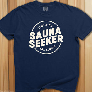 Sauna Seeker T-Shirt - SaunaMerch