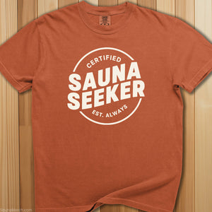 Sauna Seeker T-Shirt - SaunaMerch