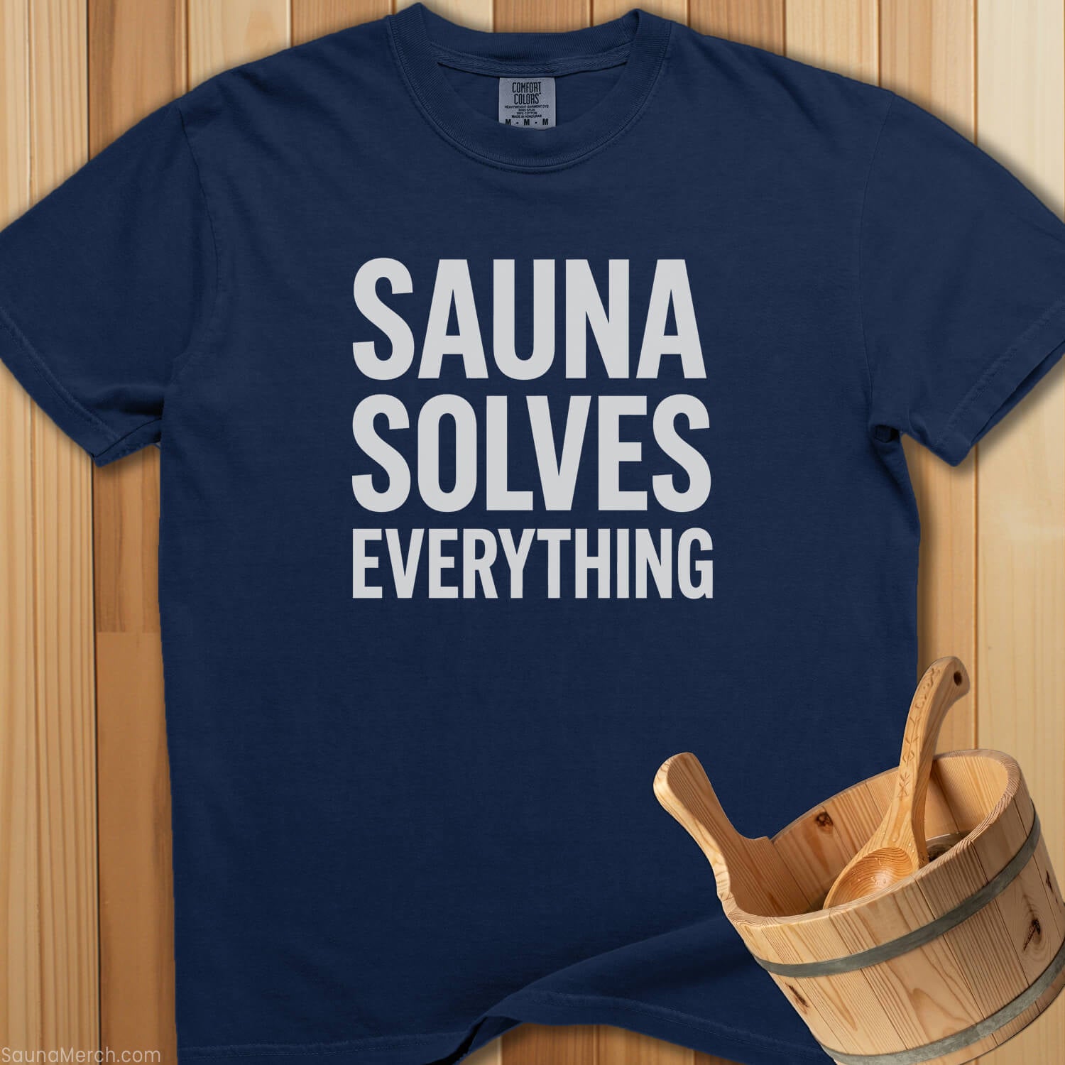 Sauna Solves Everything T-Shirt - SaunaMerch