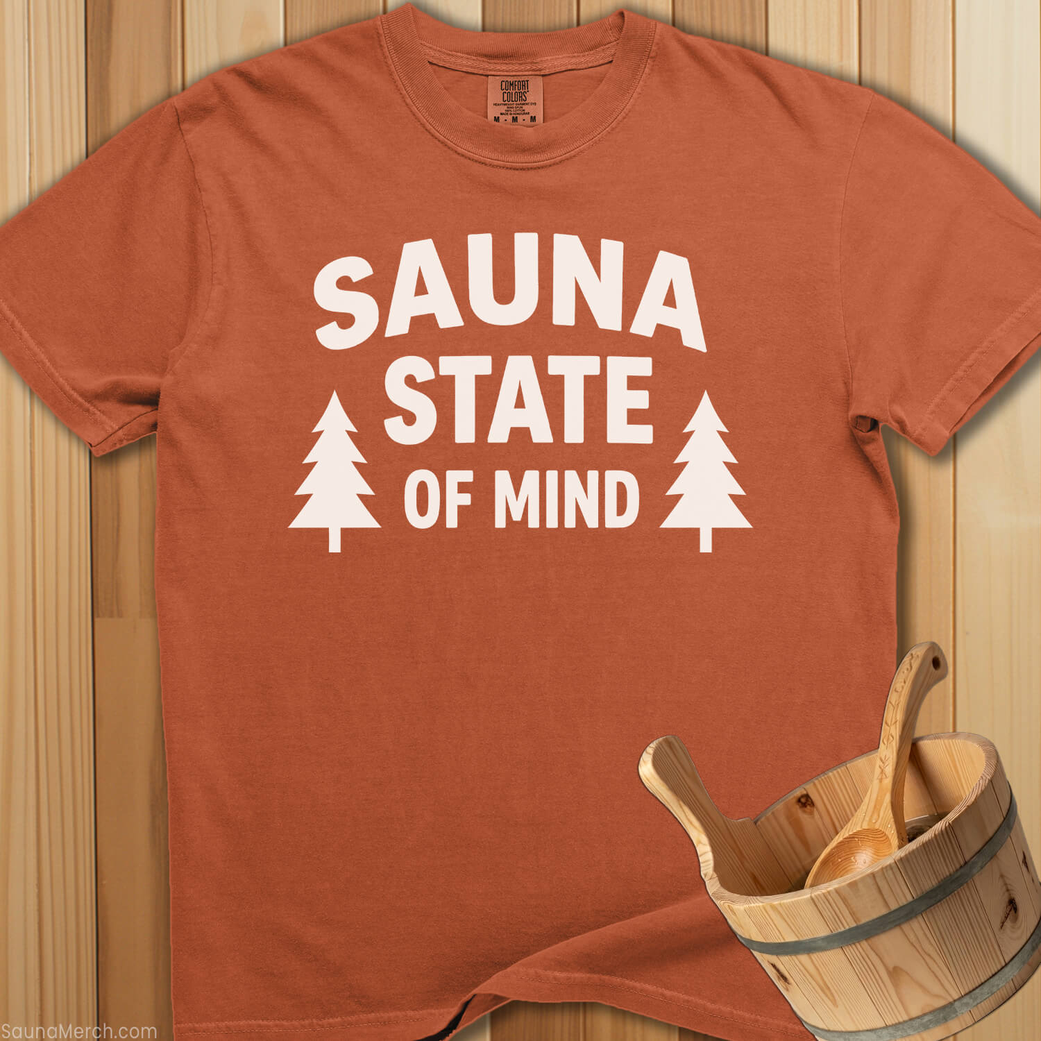 Sauna State Of Mind T-Shirt - SaunaMerch