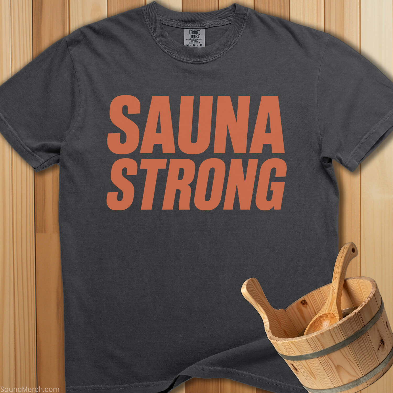 Sauna Strong T-Shirt - Pepper