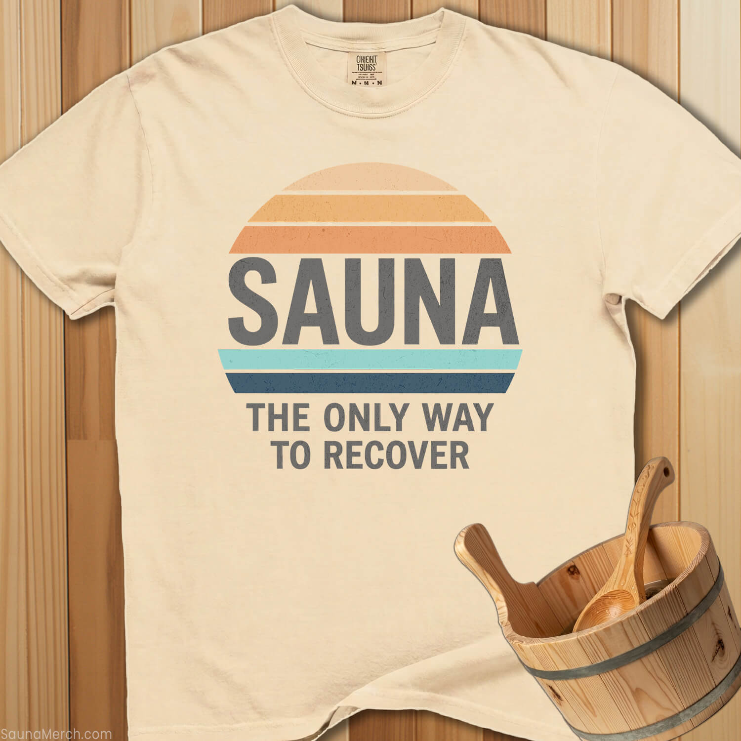 Sauna The Only Way To Recover T-Shirt - SaunaMerch