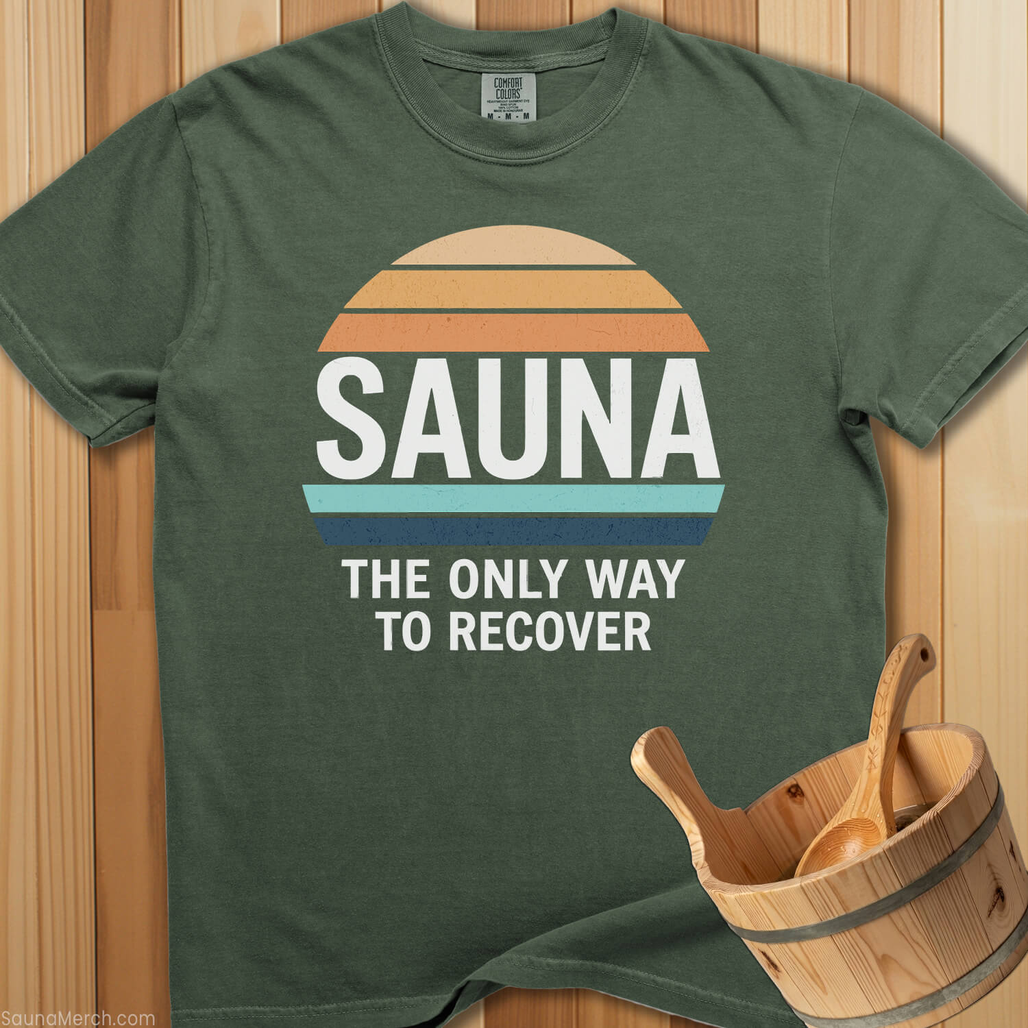 Sauna The Only Way To Recover T-Shirt - SaunaMerch