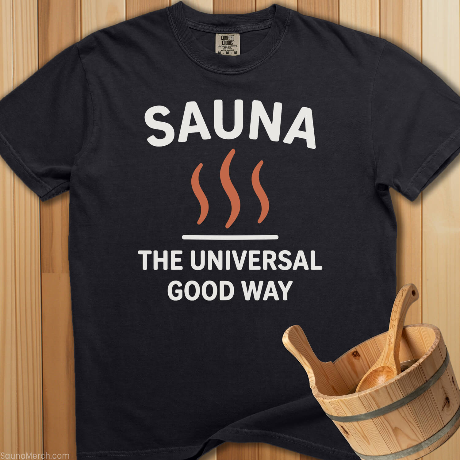 Sauna The Universal Good Way T-Shirt - SaunaMerch