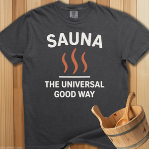 Sauna The Universal Good Way T-Shirt - SaunaMerch
