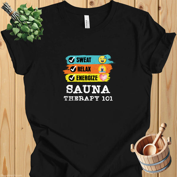 Sauna Therapy Tee: Sweat, Relax, Energize