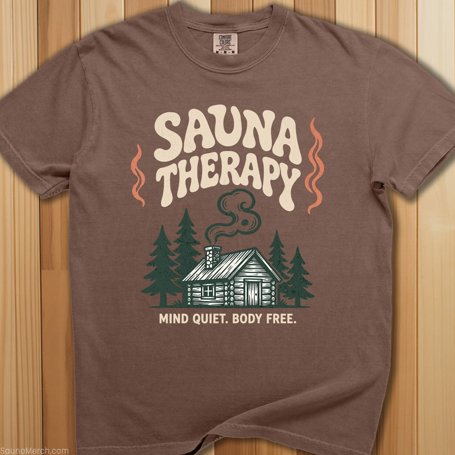 Sauna Therapy Mind Quiet T-Shirt
