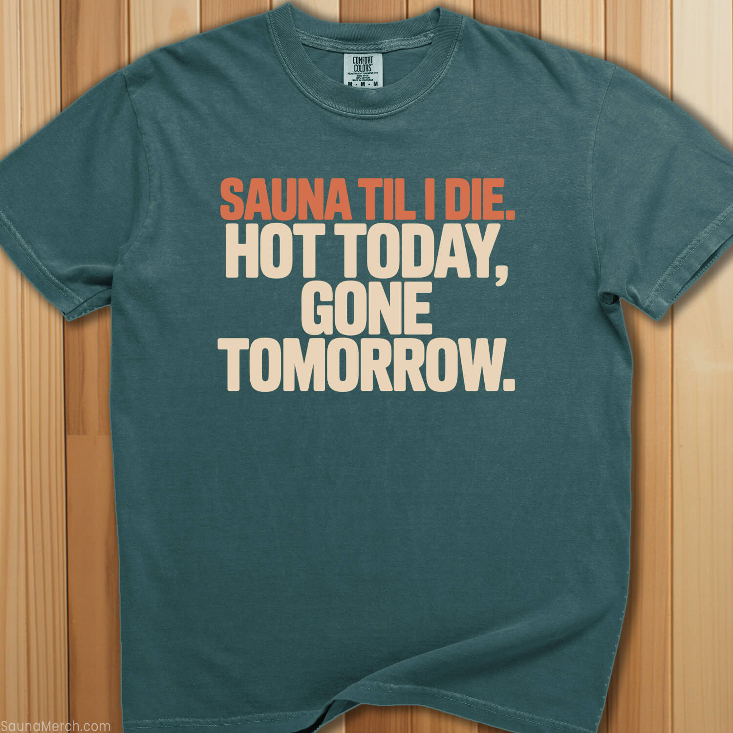 Sauna Til I Die Hot Today T-Shirt - SaunaMerch