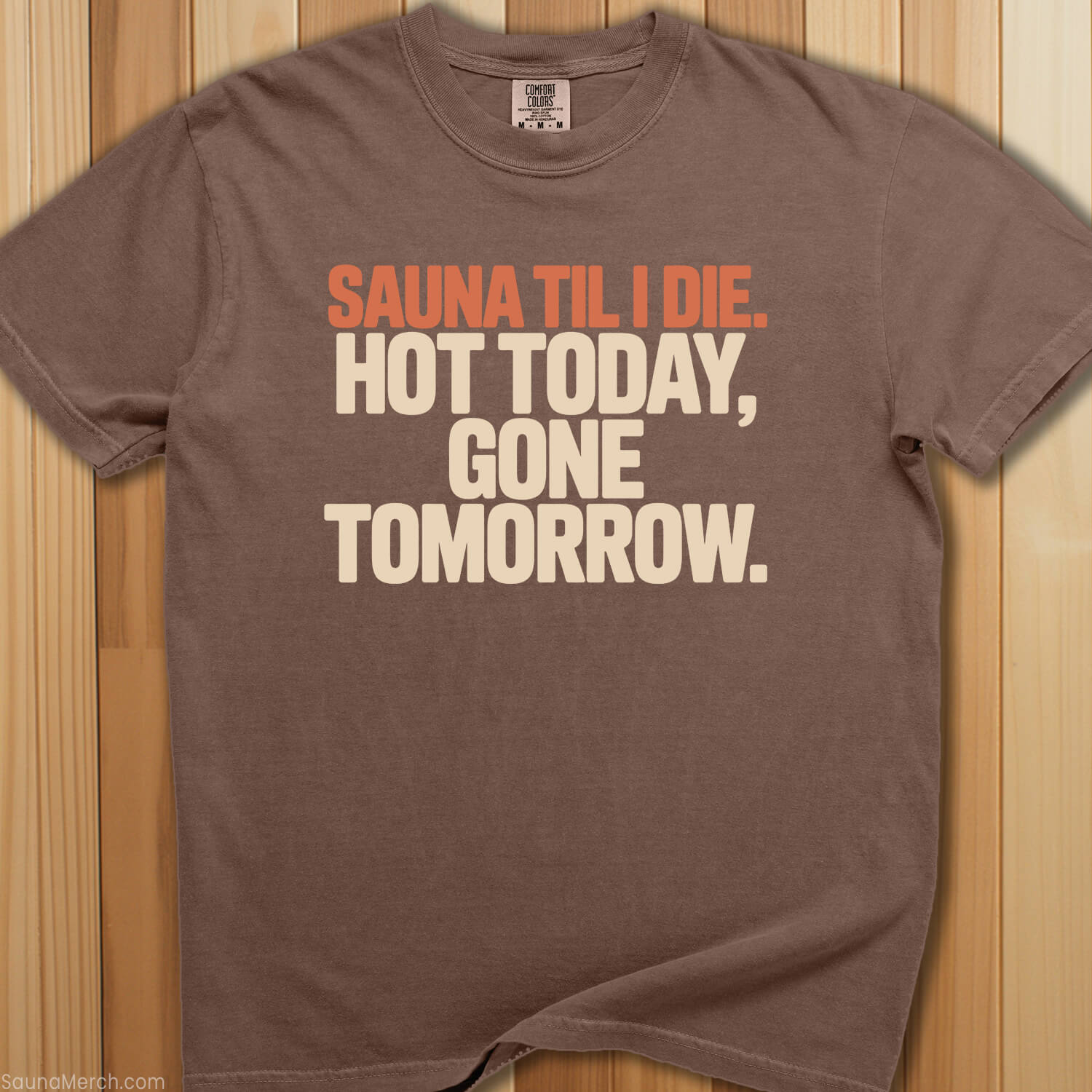 Sauna Til I Die Hot Today T-Shirt - SaunaMerch