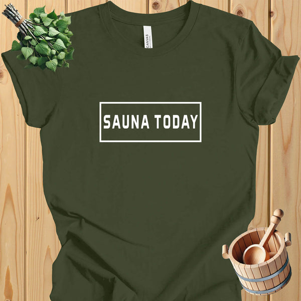 Sauna Today - Cotton T-Shirt for Sauna Lovers