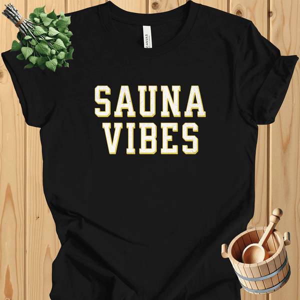 Sauna Vibes T-Shirt - Unisex Cotton Tee for Sauna Lovers