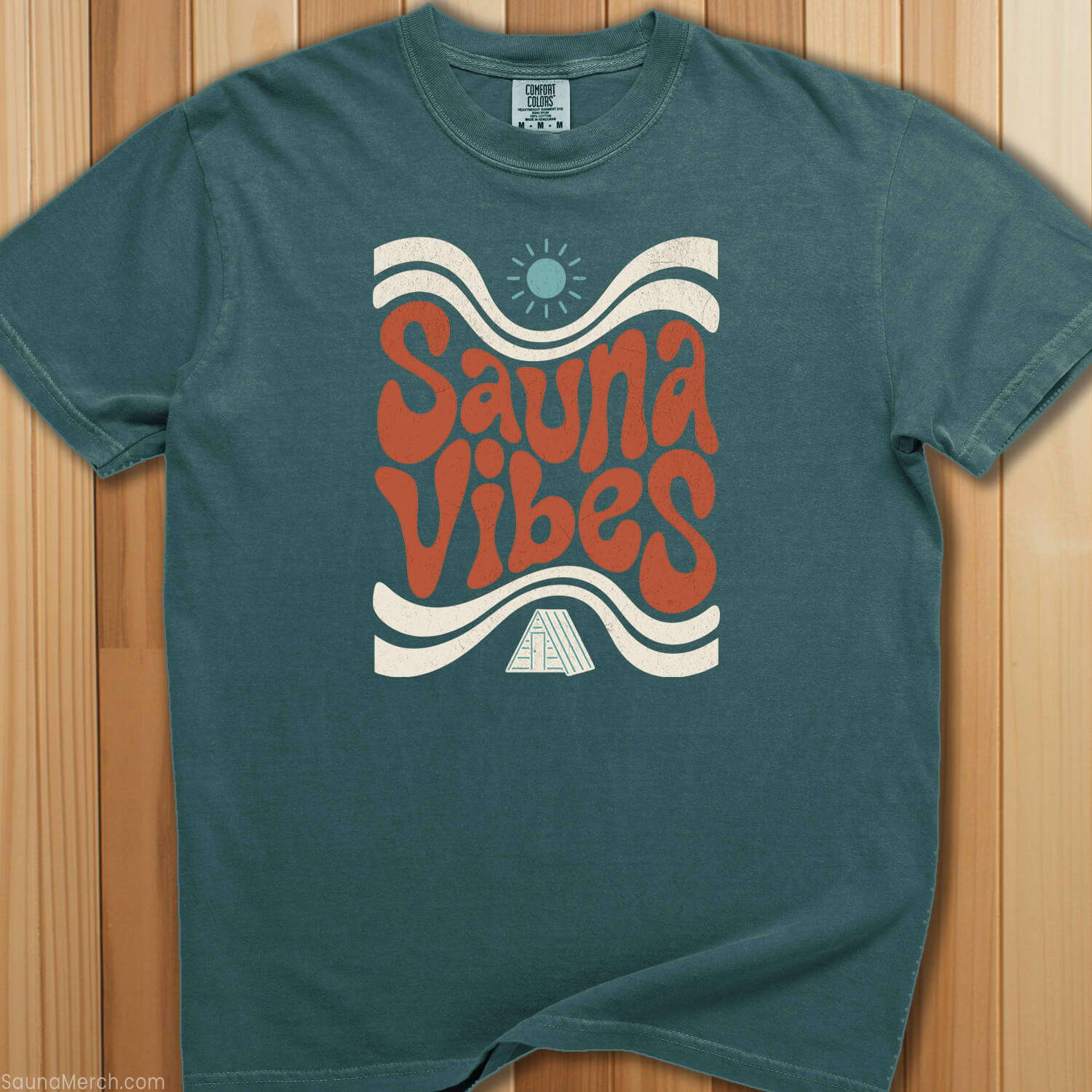 Sauna Vibes T-Shirt - SaunaMerch