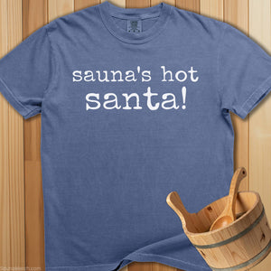Sauna’s Hot Santa T-Shirt - Blue Jean