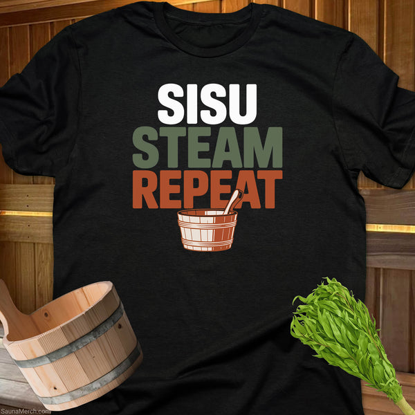 Sauna Sisu Steam Repeat T-Shirt