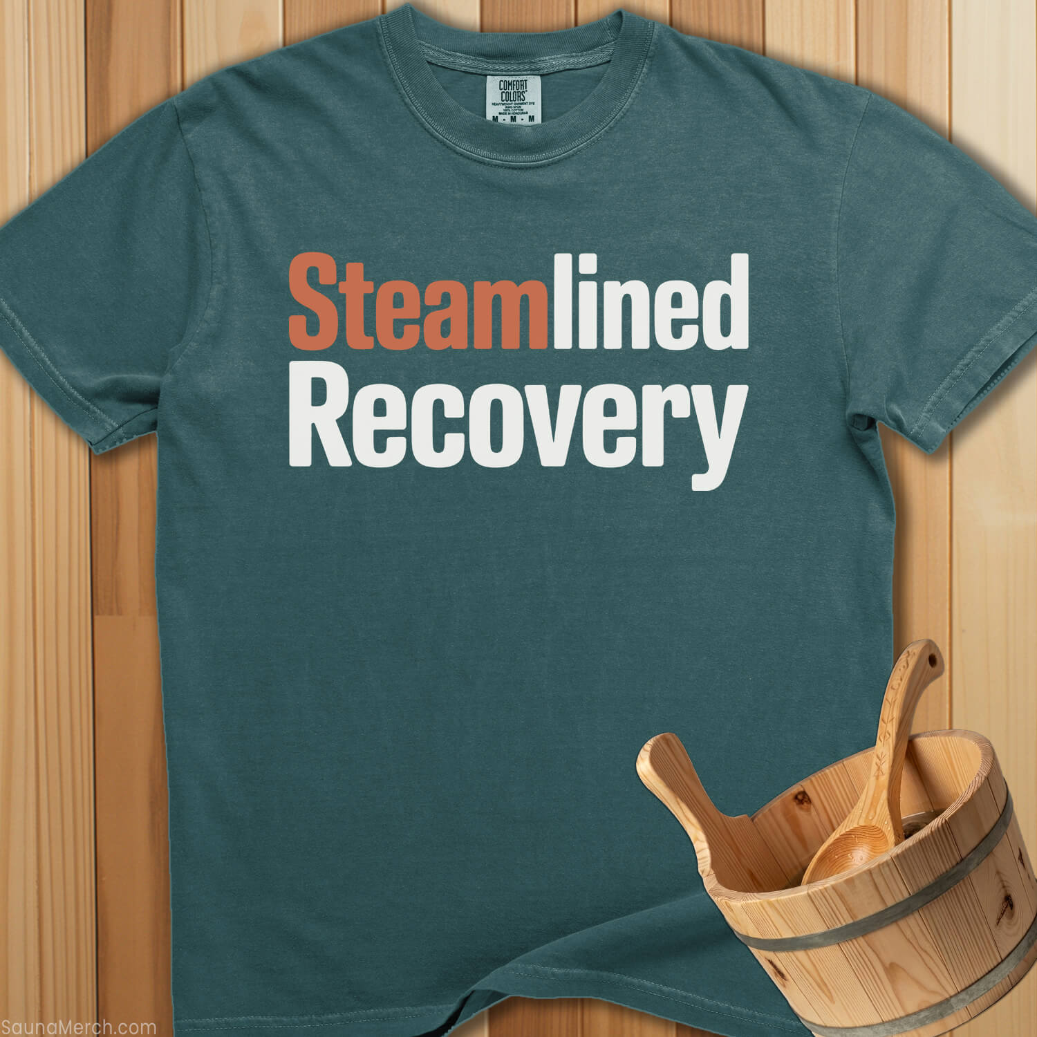 Steamlined Recovery T-Shirt - Blue Spruce