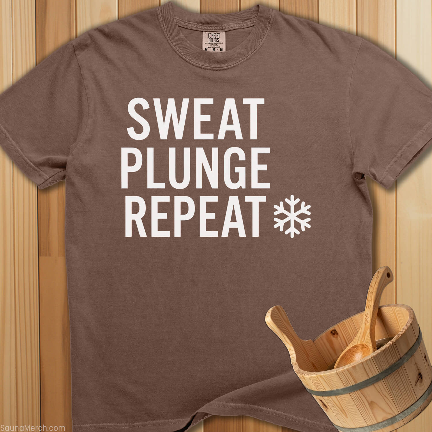 Sweat Plunge Repeat T-Shirt - SaunaMerch