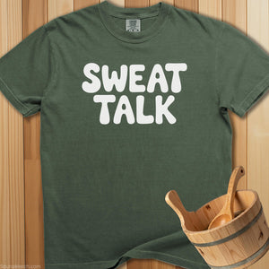 Sweat Talk T-Shirt - Moss