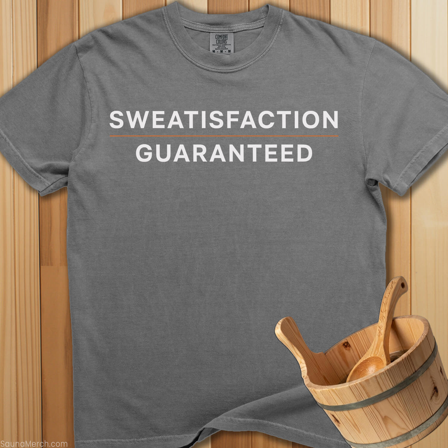 Sweatisfaction Guaranteed T-Shirt - Grey
