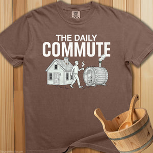 The Daily Commute Sauna T-Shirt - SaunaMerch