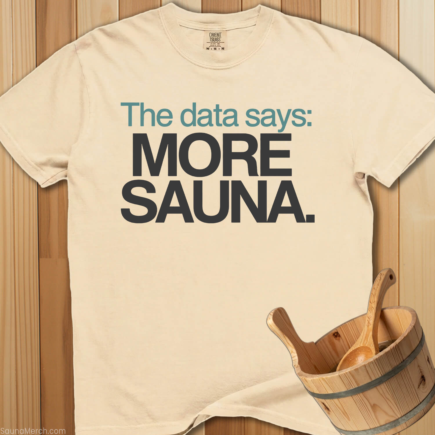 The Data Says More Sauna T-Shirt - SaunaMerch