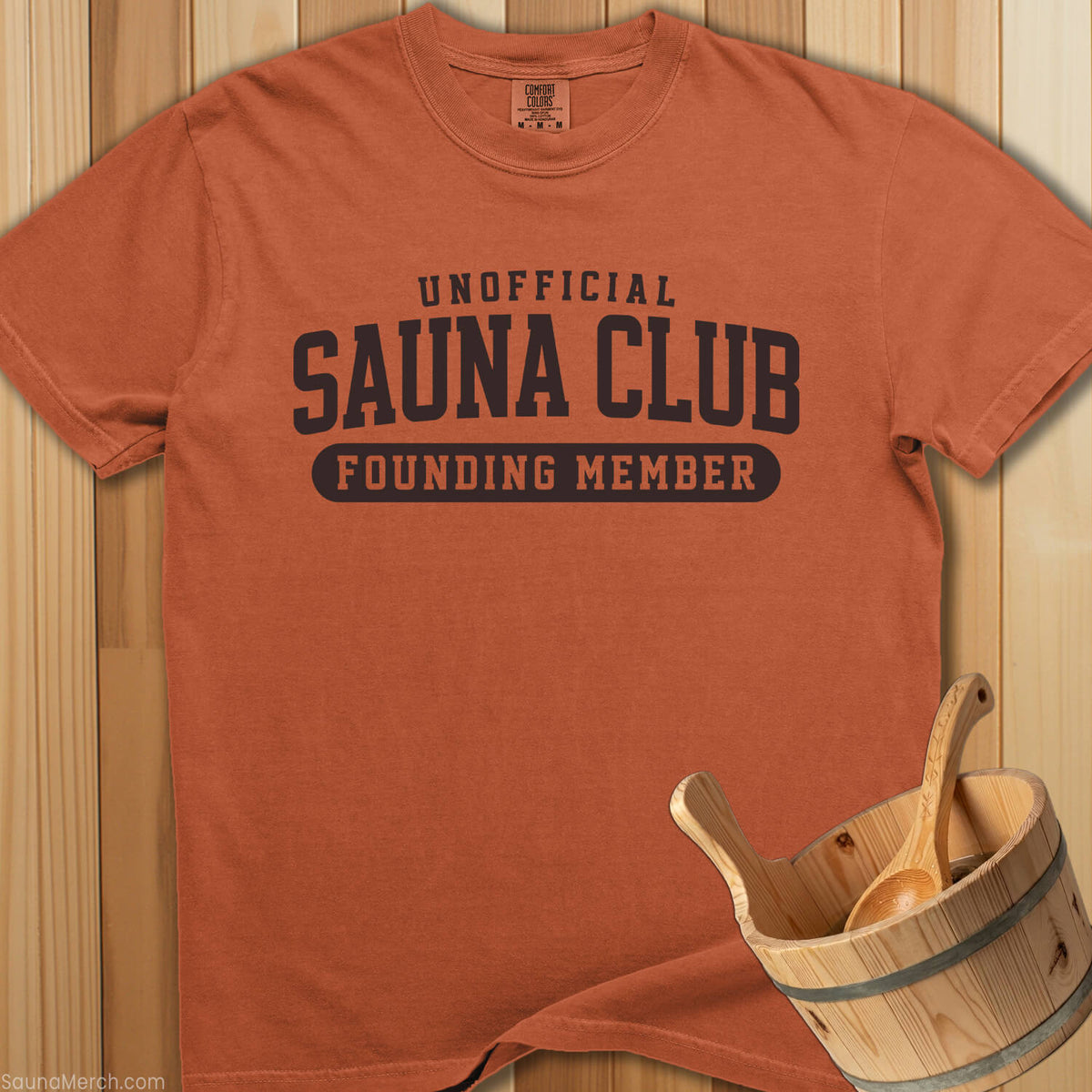 Unofficial Sauna Club Founding Member T-Shirt - Yam