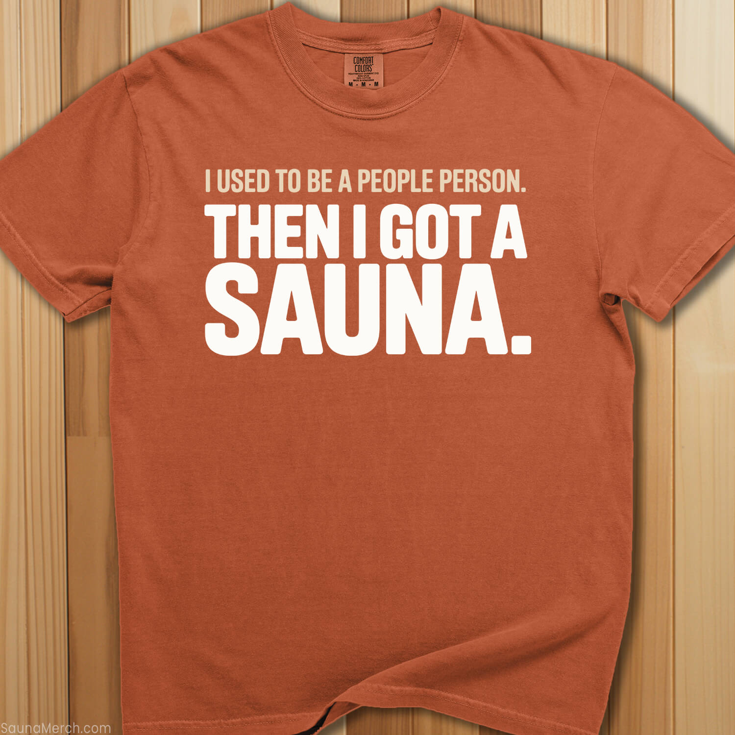 Used To Be a People Person Sauna T-Shirt - SaunaMerch