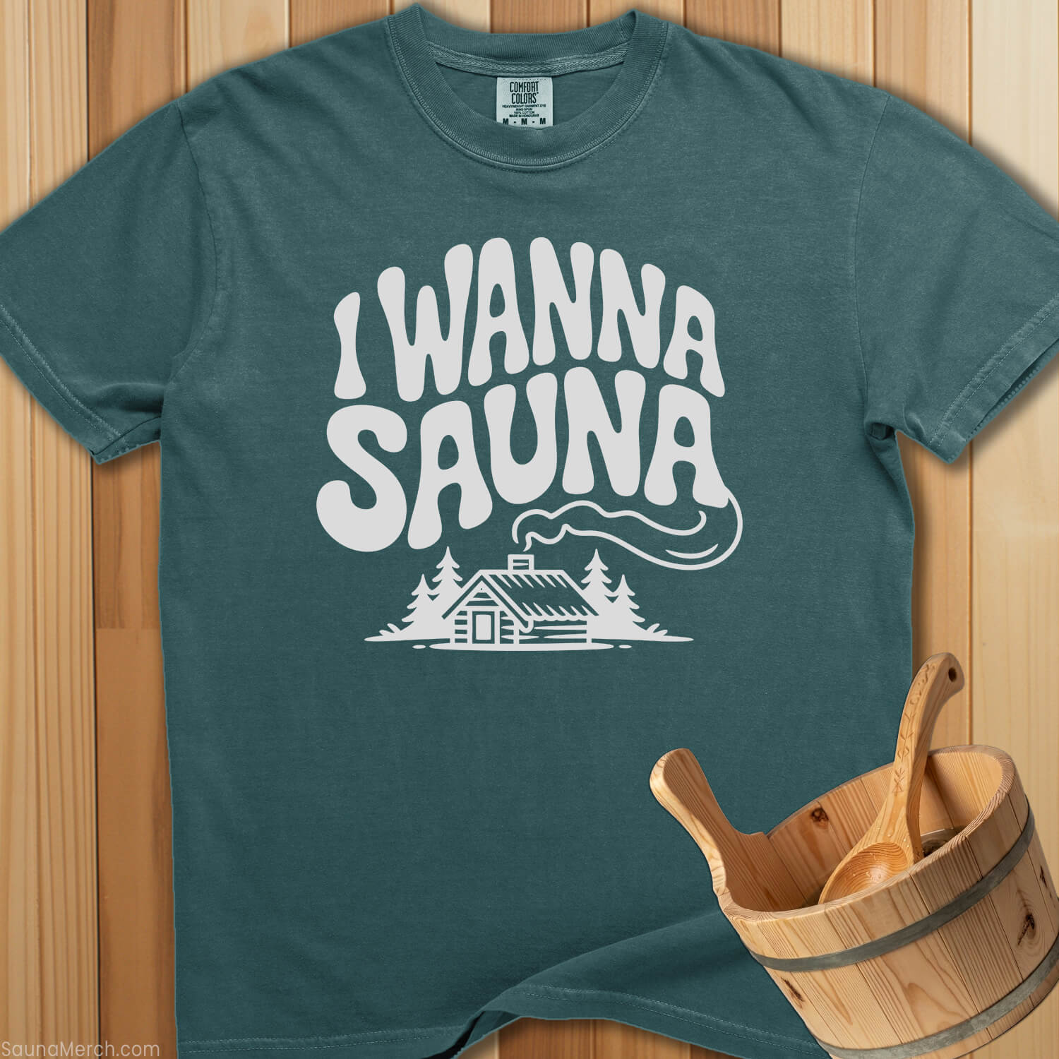 Wanna Sauna T-Shirt - SaunaMerch