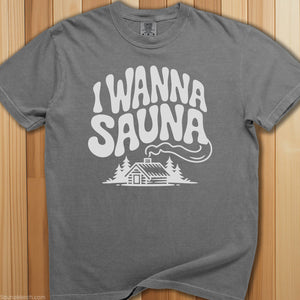 Wanna Sauna T-Shirt - SaunaMerch