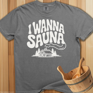 Wanna Sauna T-Shirt - SaunaMerch