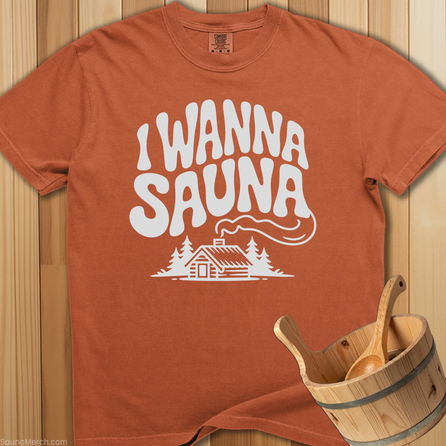 Wanna Sauna T-Shirt - SaunaMerch