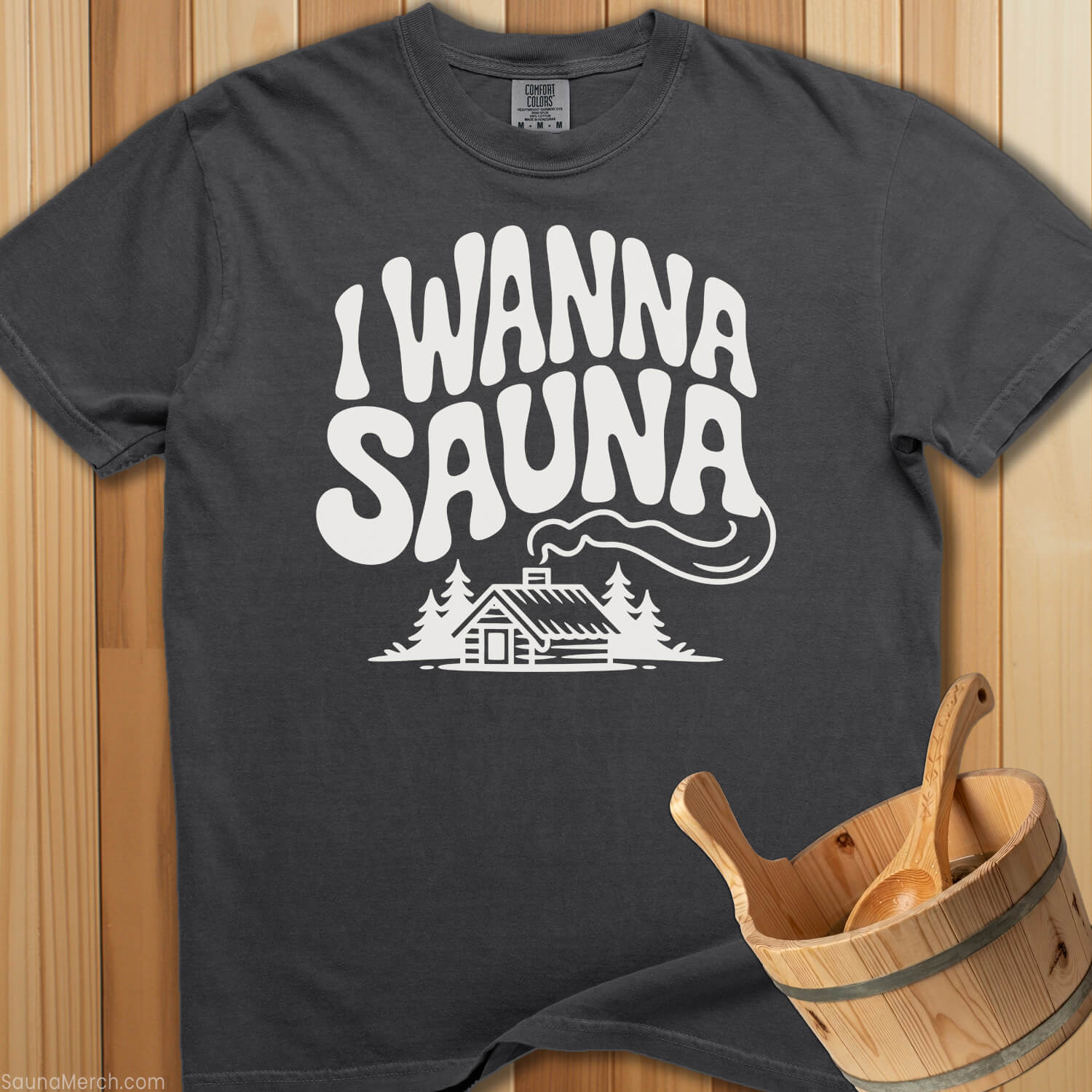 Wanna Sauna T-Shirt - SaunaMerch