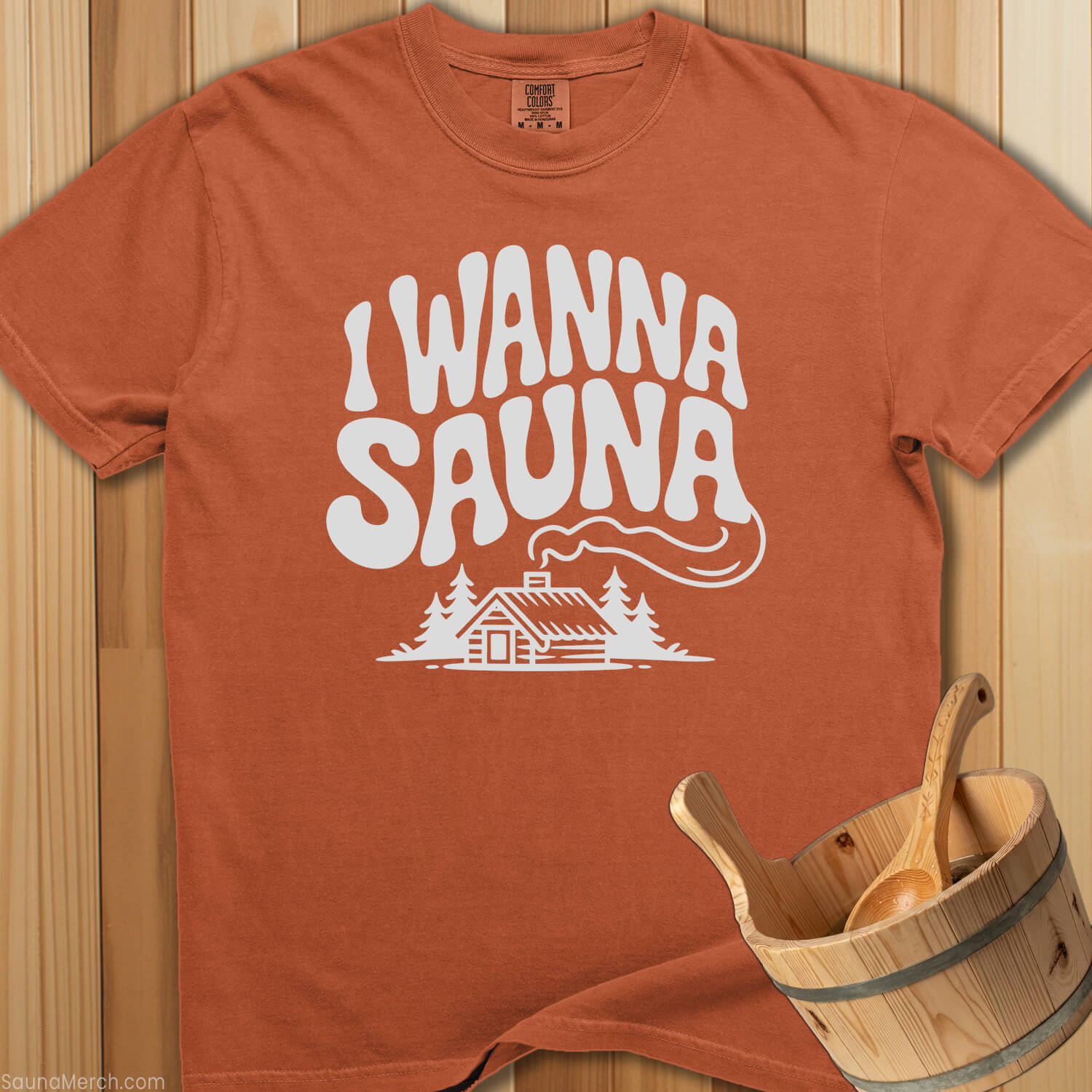 Wanna Sauna T-Shirt - SaunaMerch
