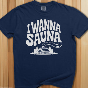 Wanna Sauna T-Shirt - SaunaMerch