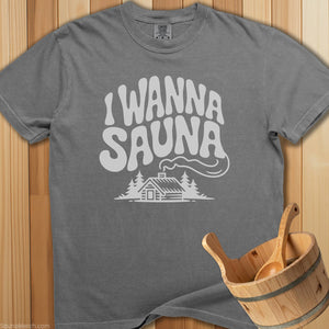 Wanna Sauna T-Shirt - SaunaMerch