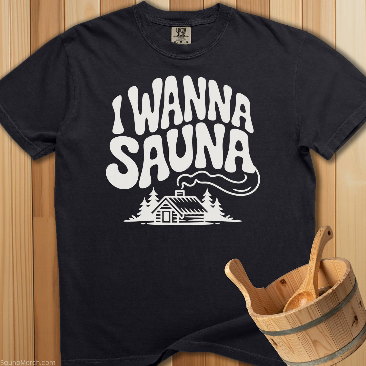 Wanna Sauna T-Shirt - SaunaMerch