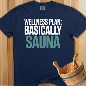 Wellness Plan Sauna T-Shirt - SaunaMerch