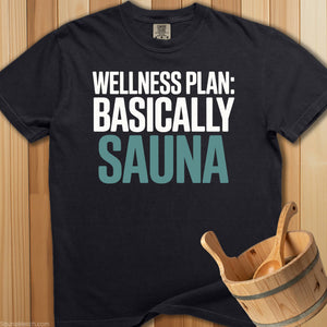 Wellness Plan Sauna T-Shirt - SaunaMerch