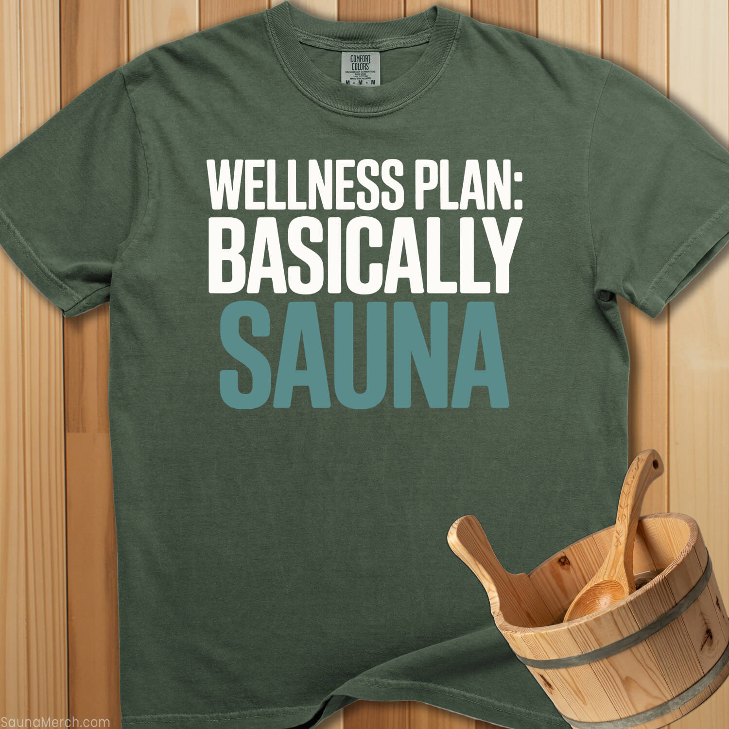 Wellness Plan Sauna T-Shirt - SaunaMerch