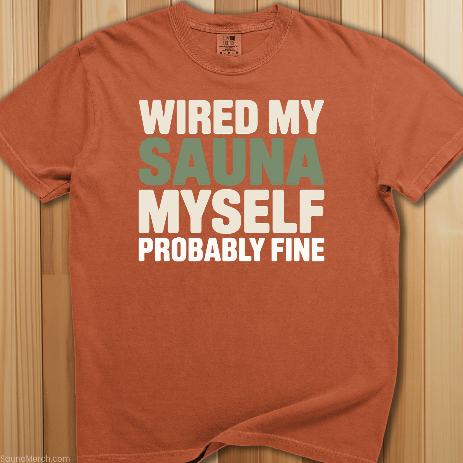 Wired Sauna Myself T-Shirt - SaunaMerch