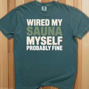Wired Sauna Myself T-Shirt - SaunaMerch