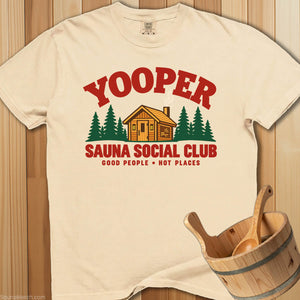Yooper Sauna Social Club T-Shirt - SaunaMerch